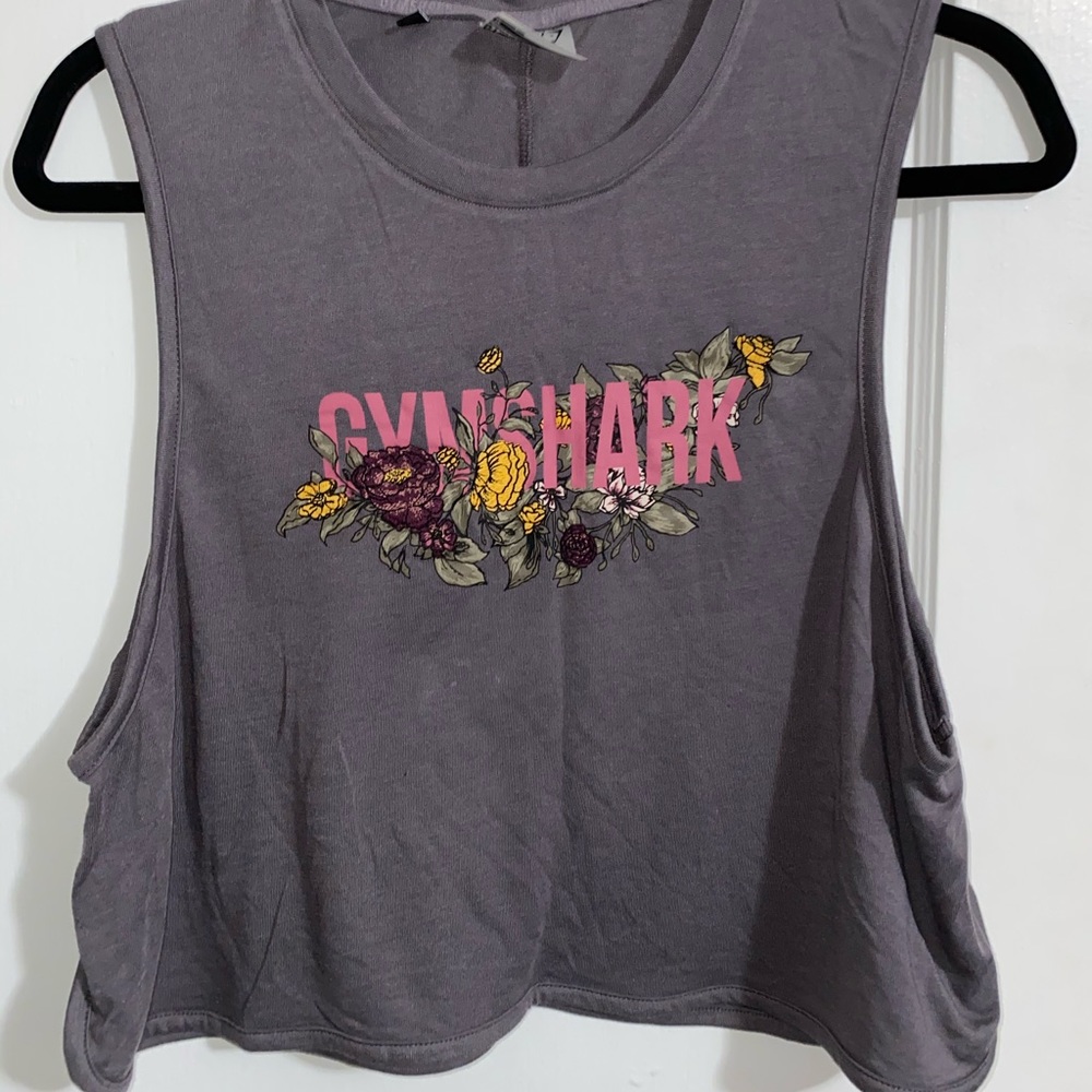 Gymshark cropped muscle tank